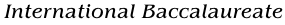 International Baccalaureate