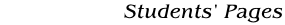 Students' Pages